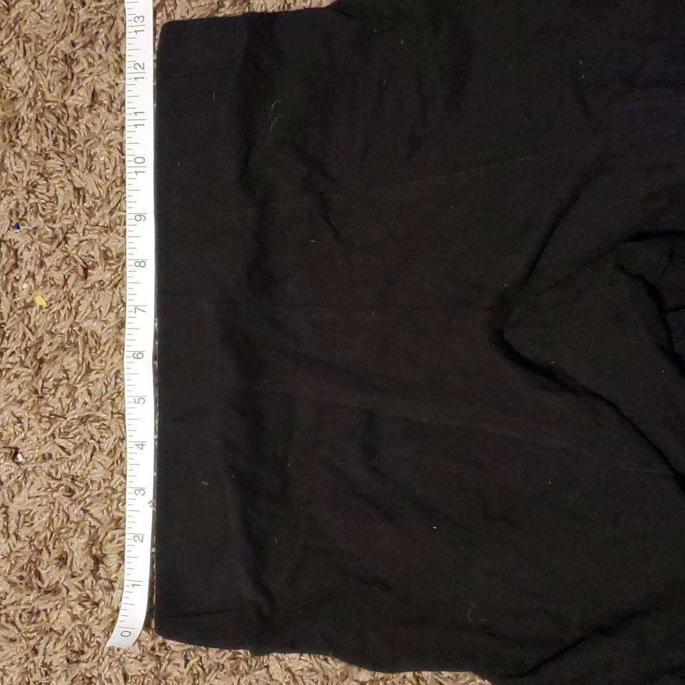 Torrid Full Length Signature Premium Leggings Black Lace Up Back sz 00 M 10 - Picture 8 of 9